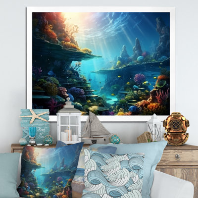 Paysage de corail II sur toile