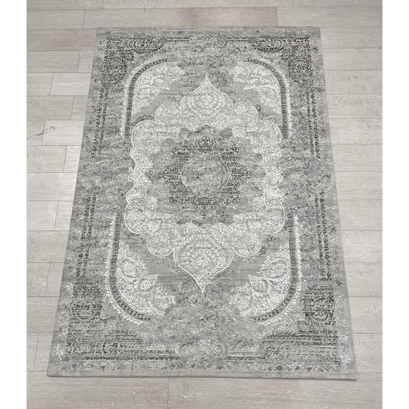Tapis turc classique oriental crème et vert 10 x 16,4 pi, Rectangle 10 pi x 16 pi 5 po
