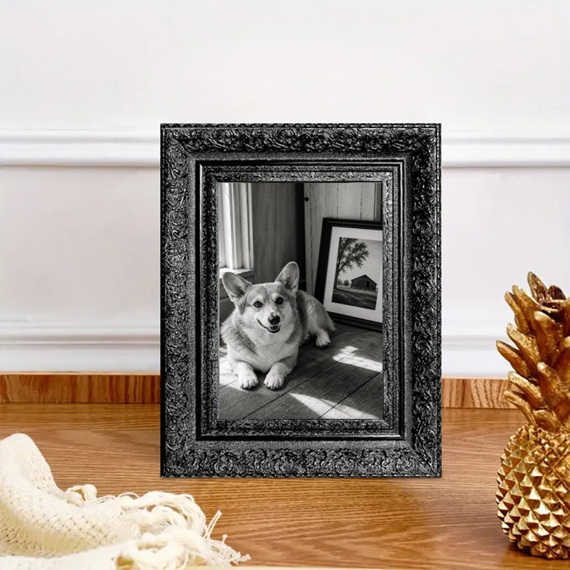 11 "x 14" cadre photo 1PC sophistiqué noir pour décoration murale galerie, Black, 1, L 11 po x H 14 po