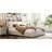 Bedroom Queen Bed Frame With Metal & Outlets Storage Feature-515947155-515947118