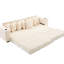 Tissu en velours côtelé modulaire de L 107,9 po nouvellement introduit, structure de haute qualité, lit dépliant, 8 coussins, confort surdimensionné en velours côtelé, mousse de résilience, pieds, conversion-1326180129