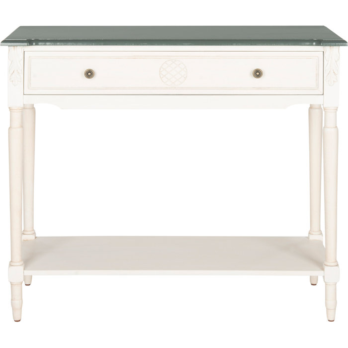 39'' Solid Wood Top Console Table