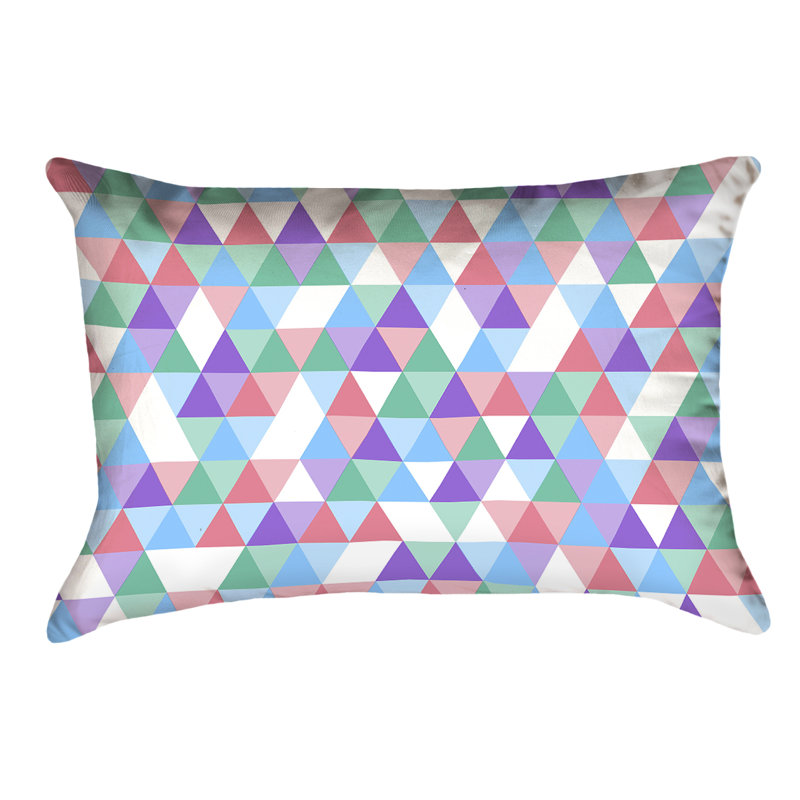 Coussin Katelyn Elizabeth, Bleu / rose, Polyester