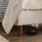 Harper Tall Headboard Upholstered Bed / 54" High Headboard / Elegant Simplicity / No Box Spring Needed / Easy Assembly / Textured Ivory Canvas-75899899
