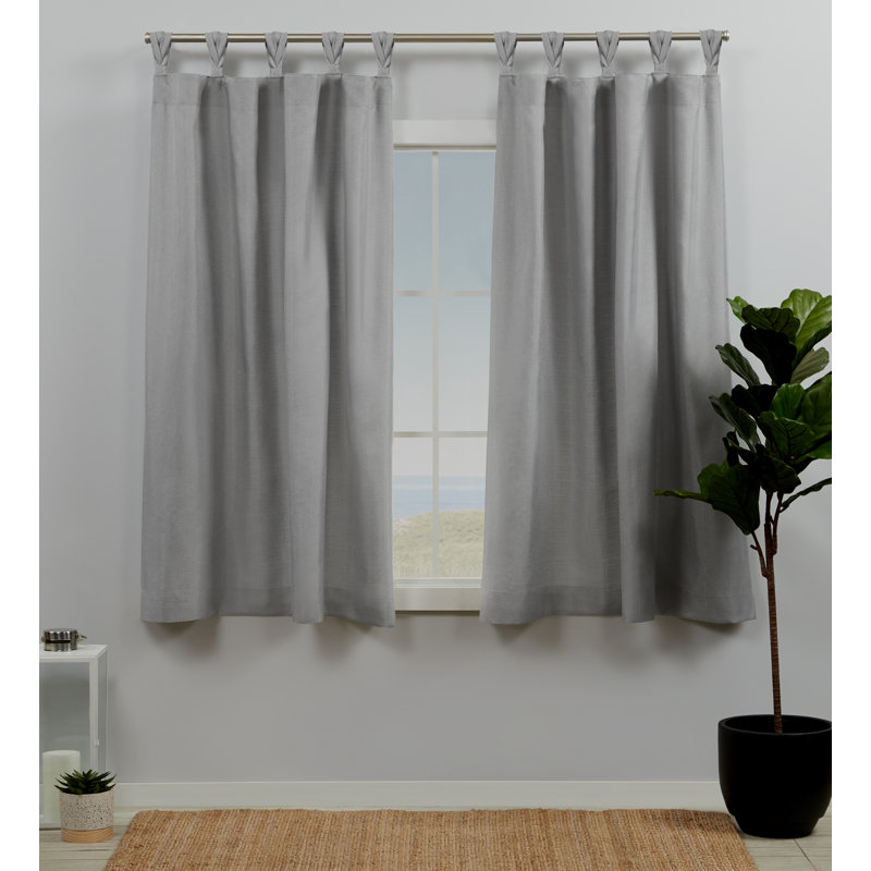 Jianyu Room Darkening Curtain Pair, 54" W x 63" L, Gray