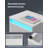 Side End Table With Adjustable Led Lights-726185856