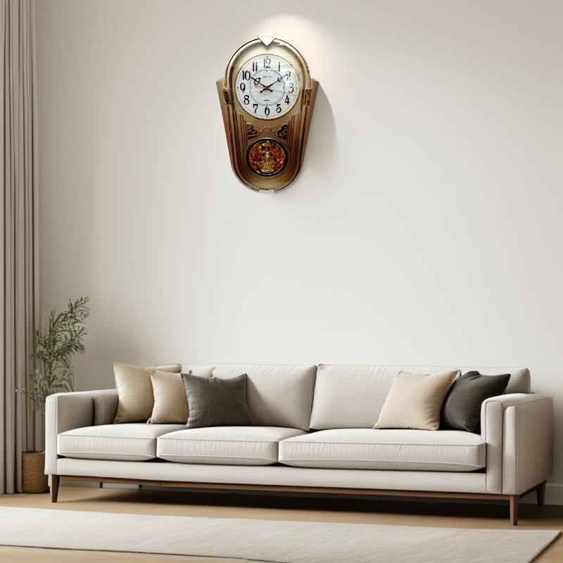 Steel Analogue Wall Clock
