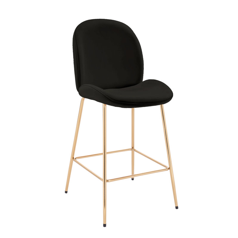 Tabouret de comptoir 26 po Zairo, Noir