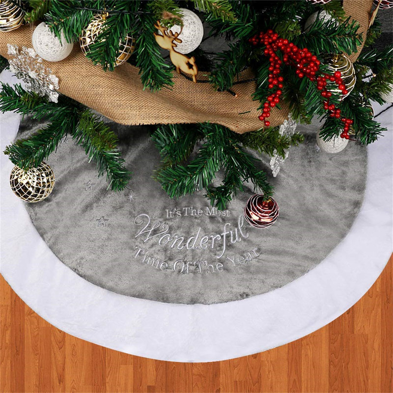 Anirud Faux Fur Tree Skirt