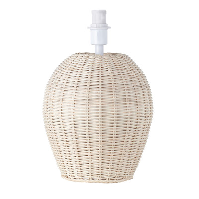 Moorhead Wicker/Rattan Lamp Base Table Lamp