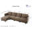 Tomario 5- Piece Upholstered L-Shaped Modular Sectional With Storage-73474458