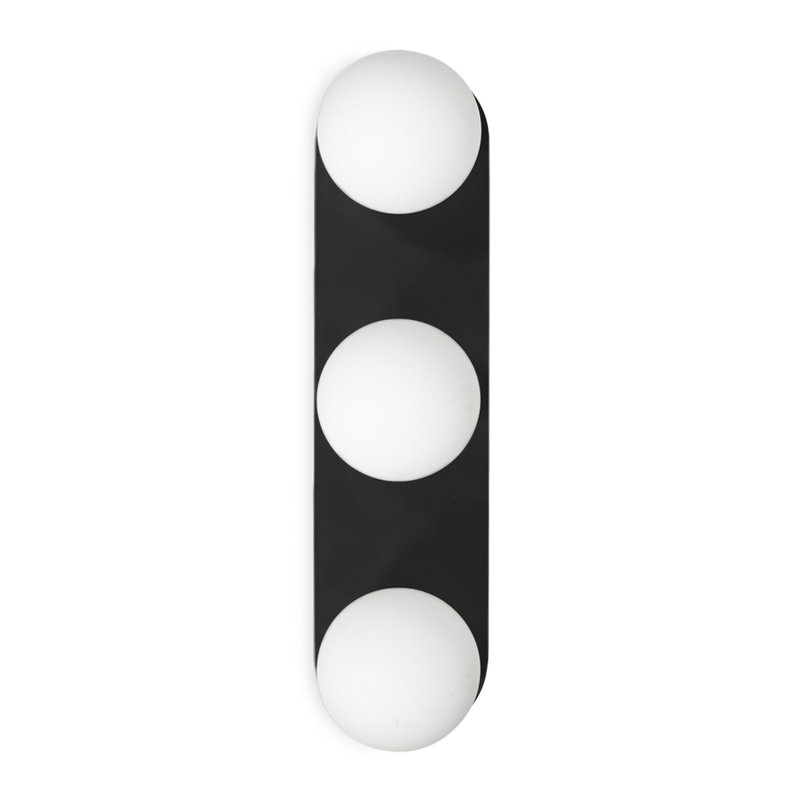 Besarion Flush Mount, Matte Black