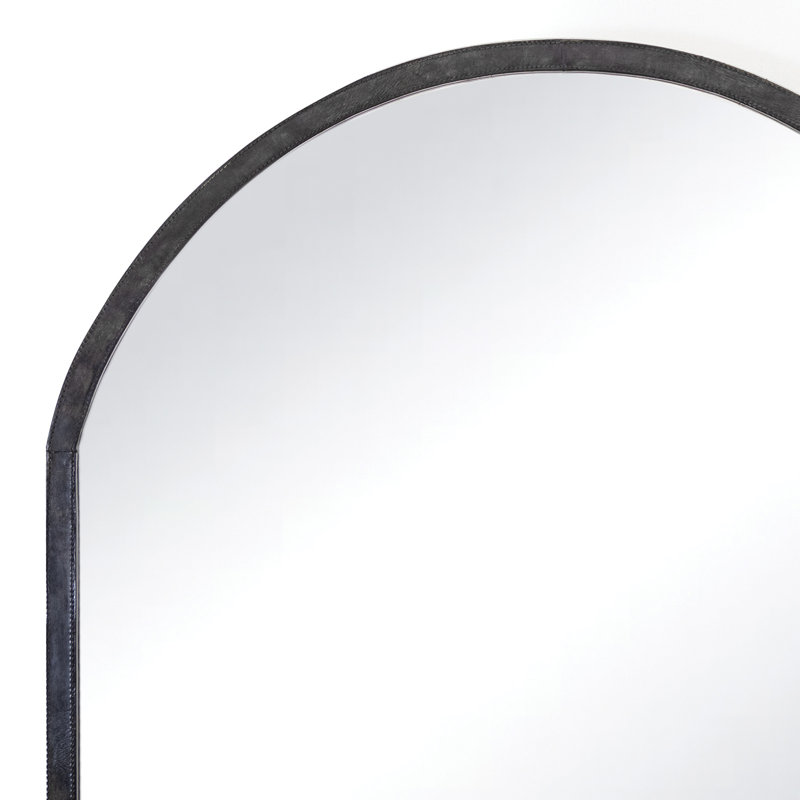 Knox Flat Leather Wall Mirror