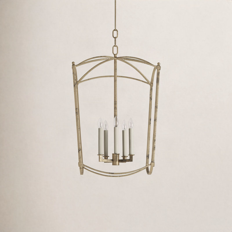 Olive 5-Light Chandelier, Antique Gild