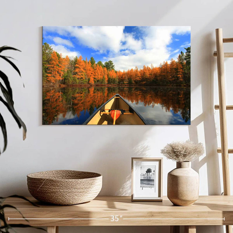 Senne Boating In Boulder Junction, 16" H x 24" W