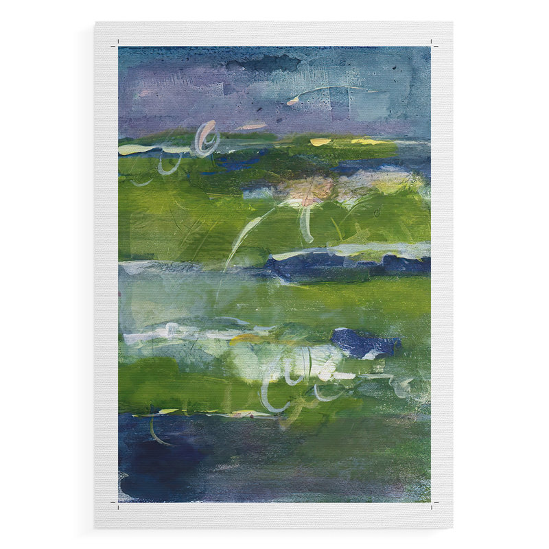 Bales of Color II - Impression sur toile seulement - NON-CADRE, H 18 po x l 12 po