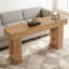 Console en bois, table d'appoint, table de salon rectangulaire derrière le canapé-250313112