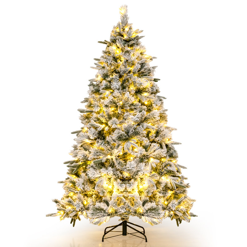 Arbre de Noël artificiel illuminé 6/7 pi, 6'