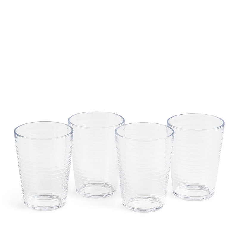 Hiball 470ml/16oz Blue Set of 4, Clear