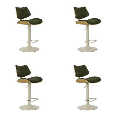 Ensemble de 4 tabourets de bar réglables Wesson