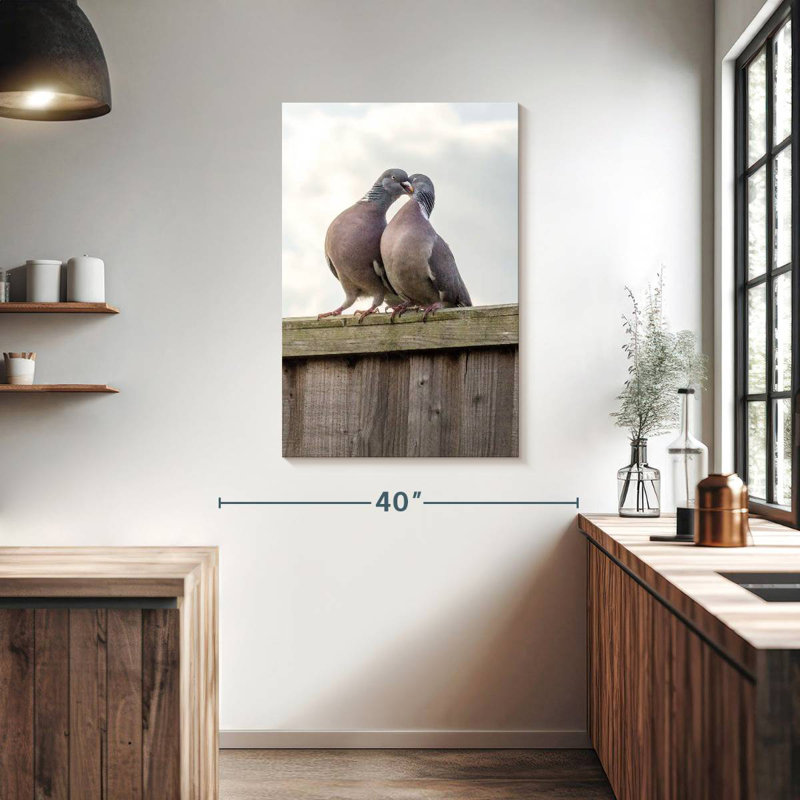 Cour de Brampt Pigeon, H 39 po x l 26 po