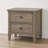 2-Drawer Nightstand With Round Pull Knobs