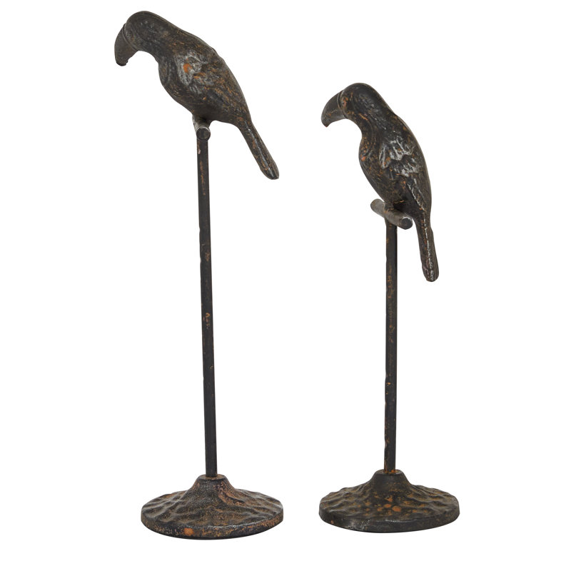 Ensemble de 2 figurines en métal Aelbert