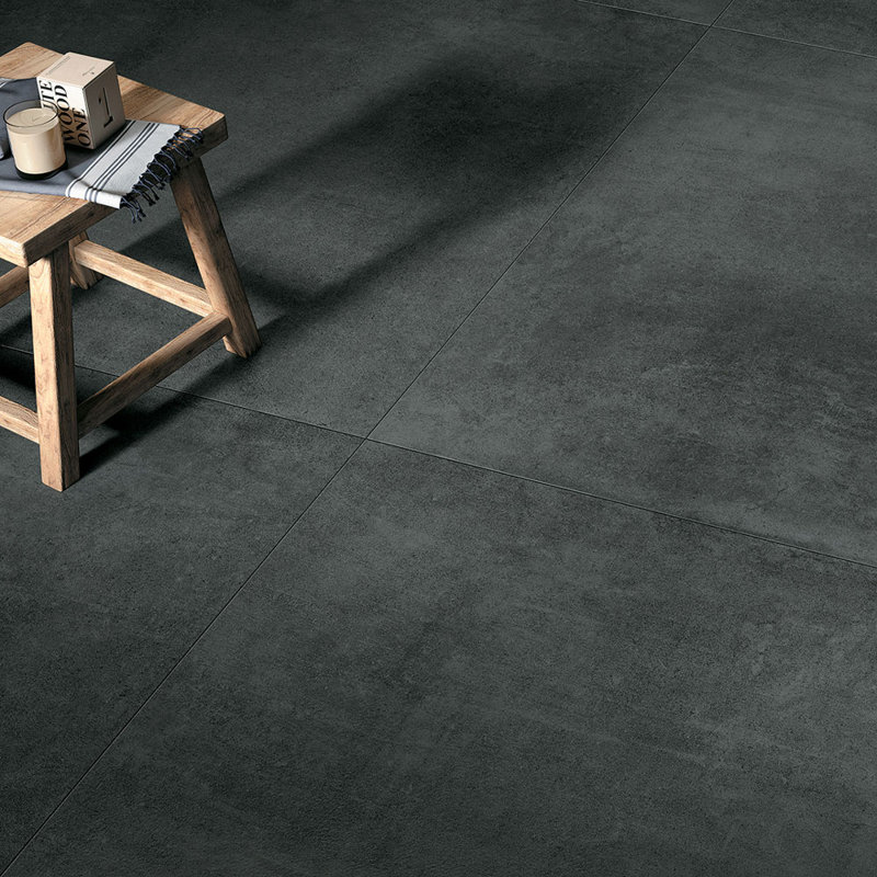 Absolute 24" x 48" Porcelain Field Tile, Black 