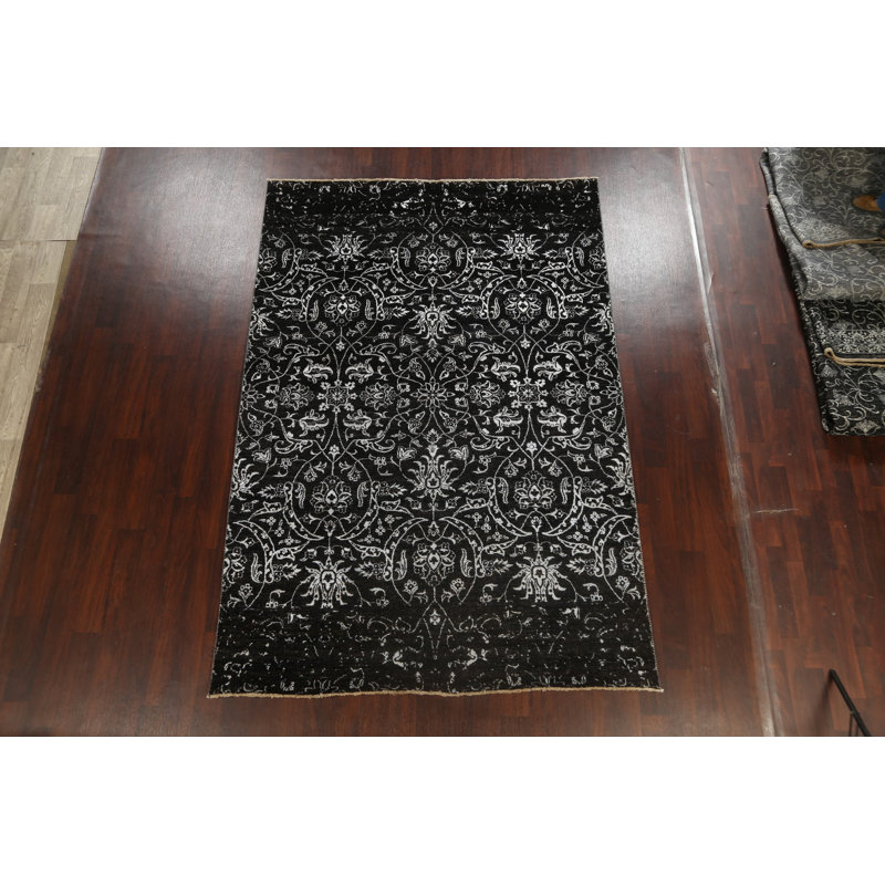 Tapis damassé végétal de style damassé Versace