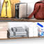 Séparateurs de tablettes transparents en acrylique pour organisation de placard