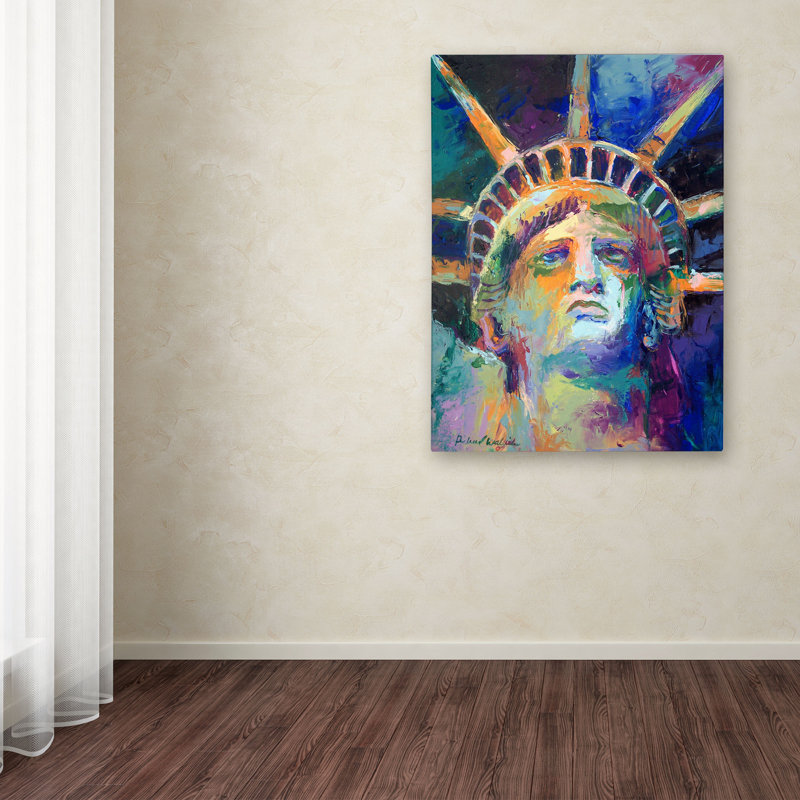 « statue », reproduction d’art sur toile tendue, H 24 po x l 18 po x P 2 po