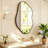 Cloud-shaped Wall Mirror | Aluminum Frame Shatterproof Glass | Modern Decorative Mirror for Bathroom Vanity, Bedroom, Living Room-374150864