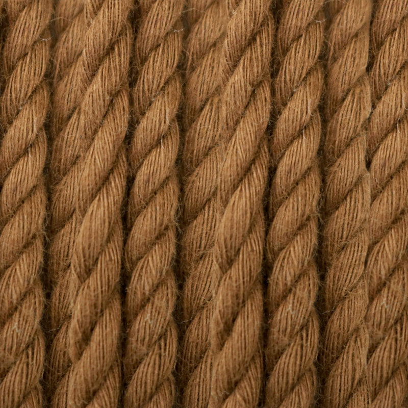 Sunnydaze Brown Double Polyester Rope Hammock with Pillow