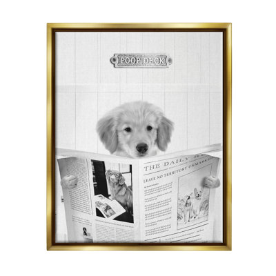 Chien de salle de bain Poop Deck