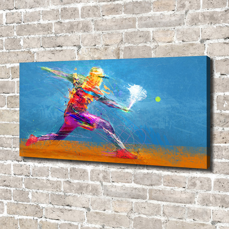 Tennis Player - Wrapped Canvas Print