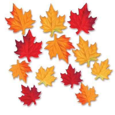 Tissu de luxe feuilles d'automne