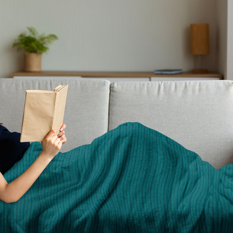 Hand Woven Throw Blanket, 50" x 60"