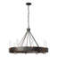 Banded 8 - Light Unique / Statement Wagon Wheel Chandelier-38841458-38841460