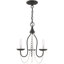 Lustre 3 lumières façon bougie Burvale