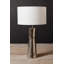 Lampe de table en acier inoxydable 21 po Corryn