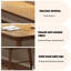 Light chestnut colour Rectangular Solid Wood Writing desk-971431343