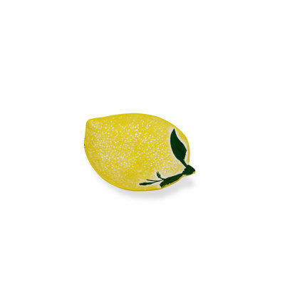 Plateau en métal jaune citron de 6 po Torilynn