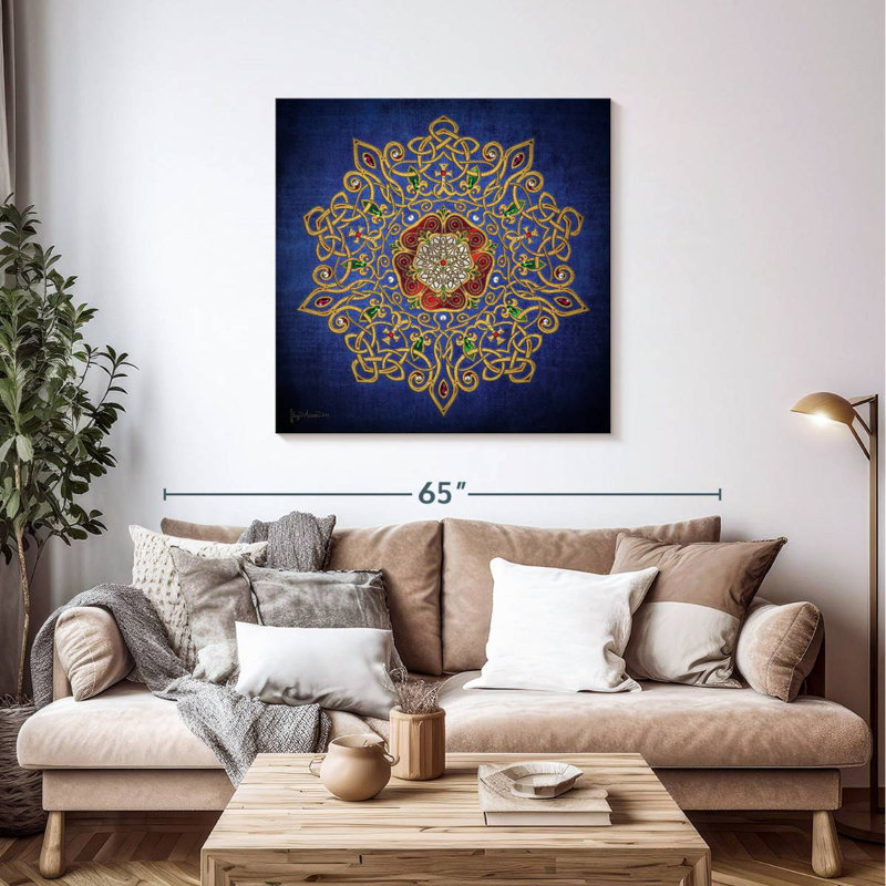 Celtic Tudor Rose, 39" H x 39" W