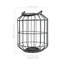 Lanterne de table en métal, décor de lanterne de cage à oiseaux de ferme, porte-bougie pour mariages, fêtes, patio, événements intérieurs et extérieurs