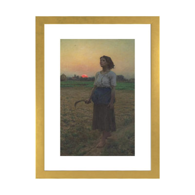 «The Song of the Lark, 1884» par Jules Brittany - reproduction d'art