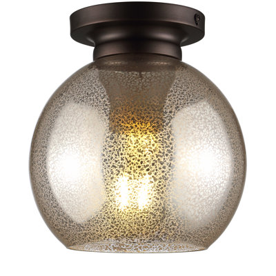 Plafonnier encastré 1 lumière 7,75 po Cearley