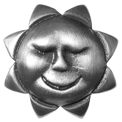 Sun 1" Length Sun Novelty Knob