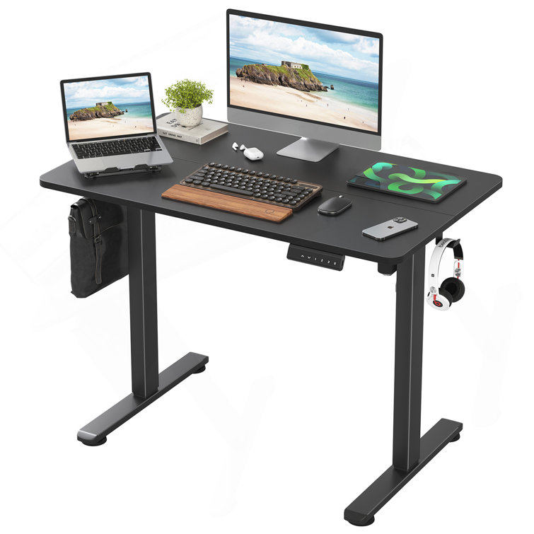 Bureau de travail électrique à hauteur réglable
