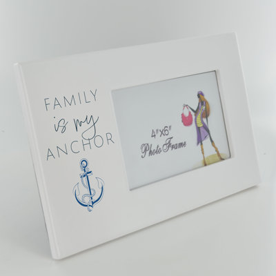 Blue and White Ceramic Single Picture Frame