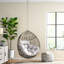 Chaise suspendue avec chaîne de 8 pi, longueur de chaîne de 26 po, coussins d'eau, largeur, détente